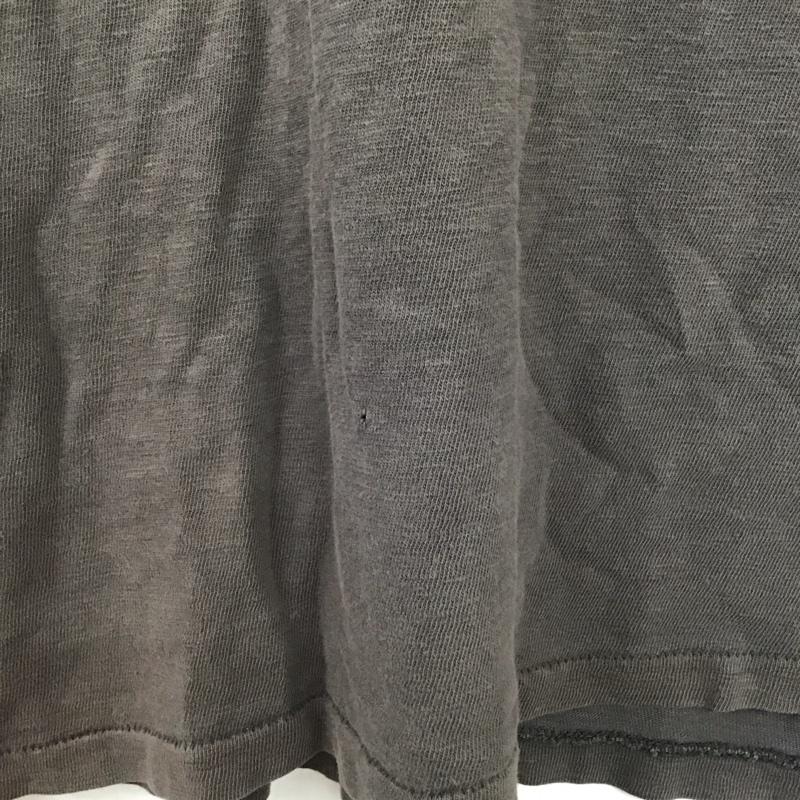 チャンピオン Champion Tシャツ 半袖 半袖カットソー プリントTシャツ クルーネックカットソー L ロゴ、文字 ダークグレー / ダークグレー / メンズ USED 古着 中古 10155546