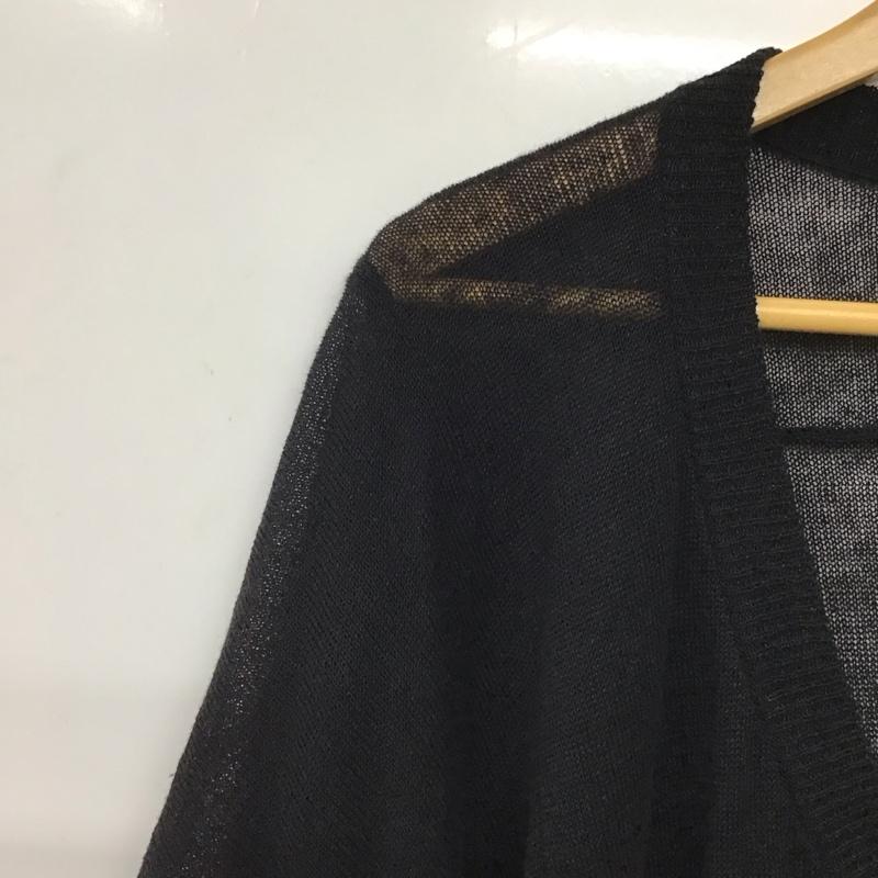 リミフゥ LIMI feu ワンピース ロングスカート LW-K21-360 Vネック ドルマンスリーブ ニットワンピース S 無地 黒 / ブラック / black レディース USED 古着 中古 10155549