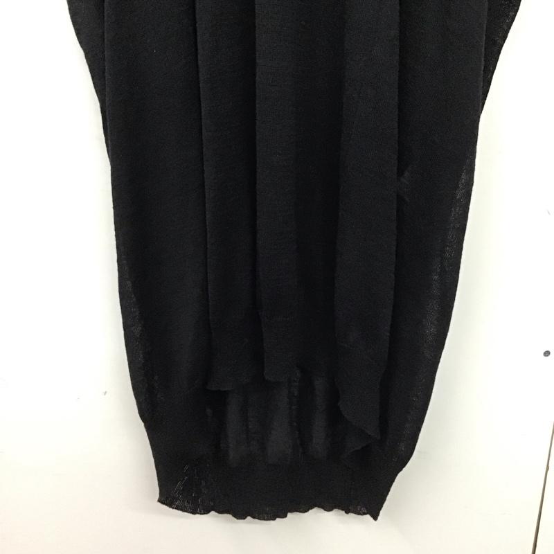 リミフゥ LIMI feu ワンピース ロングスカート LW-K21-360 Vネック ドルマンスリーブ ニットワンピース S 無地 黒 / ブラック / black レディース USED 古着 中古 10155549