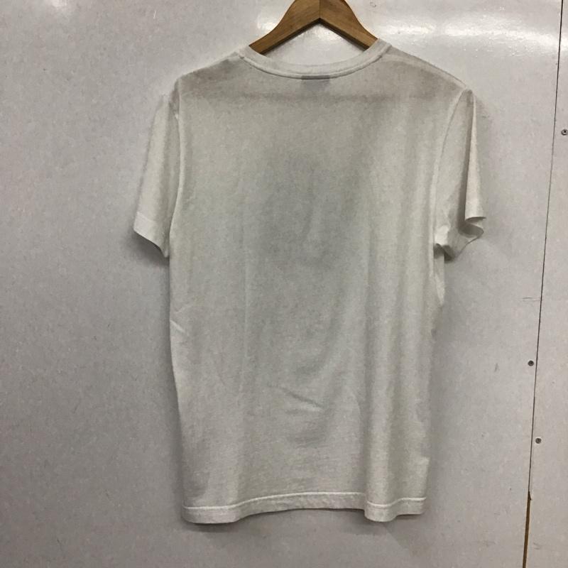 ディーゼル DIESEL Tシャツ 半袖 半袖カットソー プリントTシャツ クルーネックカットソー M ロゴ、文字 白 / ホワイト / white メンズ USED 古着 中古 10155556