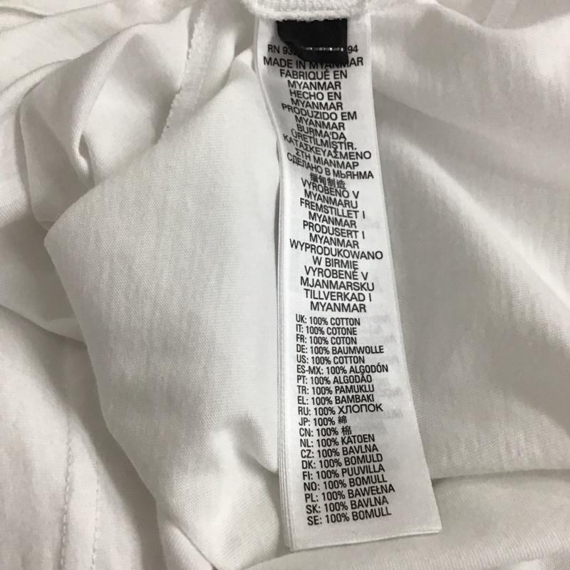 ディーゼル DIESEL Tシャツ 半袖 半袖カットソー プリントTシャツ クルーネックカットソー M ロゴ、文字 白 / ホワイト / white メンズ USED 古着 中古 10155556