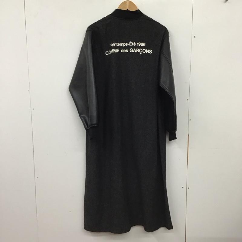 コムデギャルソン COMME des GARCONS ジャケット、上着 ジャンパー、ブルゾン SZ-C003 CDG STAFF COAT ロング丈 S ロゴ、文字 黒 / ブラック / black X ダークグレー / ダークグレー / メンズ USED 古着 中古 10155557