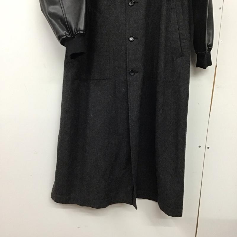 コムデギャルソン COMME des GARCONS ジャケット、上着 ジャンパー、ブルゾン SZ-C003 CDG STAFF COAT ロング丈 S ロゴ、文字 黒 / ブラック / black X ダークグレー / ダークグレー / メンズ USED 古着 中古 10155557