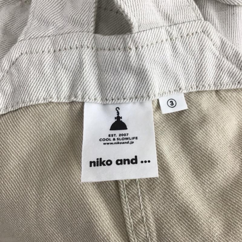 ニコアンド niko and... サロペット・オーバーオール サロペット、オーバーオール S202DL15SW コットン M 無地 オフホワイト / オフホワイト / レディース USED 古着 中古 10155560