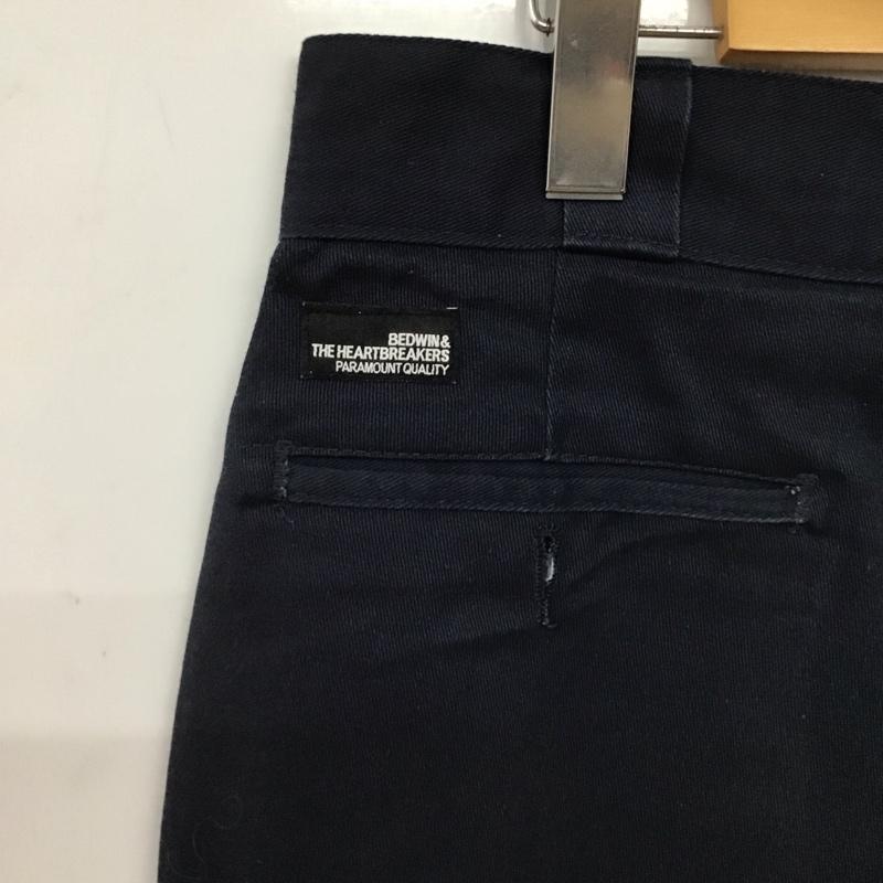 ベドウィン アンド ザ ハートブレイカーズ BEDWIN & THE HEARTBREAKERS パンツ ショートパンツ ショートパンツ ハーフパンツ カジュアルパンツ ディッキーズ 32インチ ロゴ、文字 紺 / ネイビー / navy メンズ USED 古着 中古 10155567