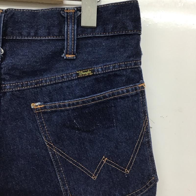 ラングラー Wrangler パンツ デニム、ジーンズ デニムショートパンツ ハーフパンツ カジュアルパンツ ストレッチ 34 無地 インディゴ / インディゴ / Indigo メンズ USED 古着 中古 10155570