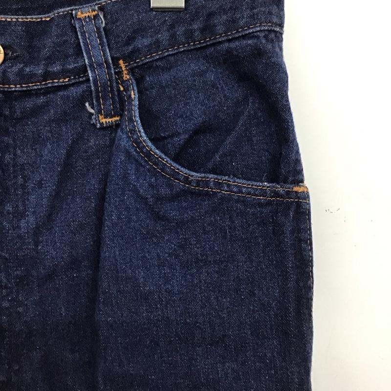 ラングラー Wrangler パンツ デニム、ジーンズ デニムショートパンツ ハーフパンツ カジュアルパンツ ストレッチ 34 無地 インディゴ / インディゴ / Indigo メンズ USED 古着 中古 10155570