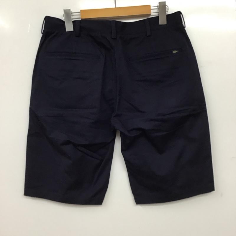 ラコステ LACOSTE パンツ ショートパンツ ショートパンツ ハーフパンツ カジュアルパンツ 38 無地 紺 / ネイビー / navy メンズ USED 古着 中古 10155571