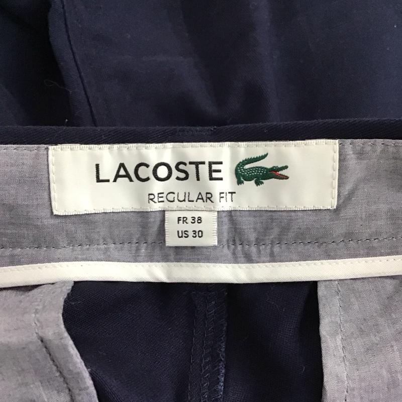 ラコステ LACOSTE パンツ ショートパンツ ショートパンツ ハーフパンツ カジュアルパンツ 38 無地 紺 / ネイビー / navy メンズ USED 古着 中古 10155571