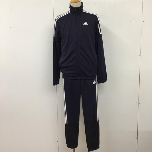 アディダス adidas ウェア ウェア DV2446 ジャージ トラックジャケット トレーニングウェア タグ付き M ロゴ、文字 紺 / ネイビー / navy X 白 / ホワイト / white メンズ USED 古着 中古 10155572