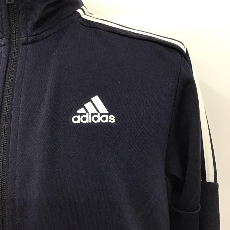 アディダス adidas ウェア ウェア DV2446 ジャージ トラックジャケット トレーニングウェア タグ付き M ロゴ、文字 紺 / ネイビー / navy X 白 / ホワイト / white メンズ USED 古着 中古 10155572