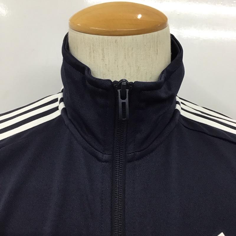 アディダス adidas ウェア ウェア DV2446 ジャージ トラックジャケット トレーニングウェア タグ付き M ロゴ、文字 紺 / ネイビー / navy X 白 / ホワイト / white メンズ USED 古着 中古 10155572
