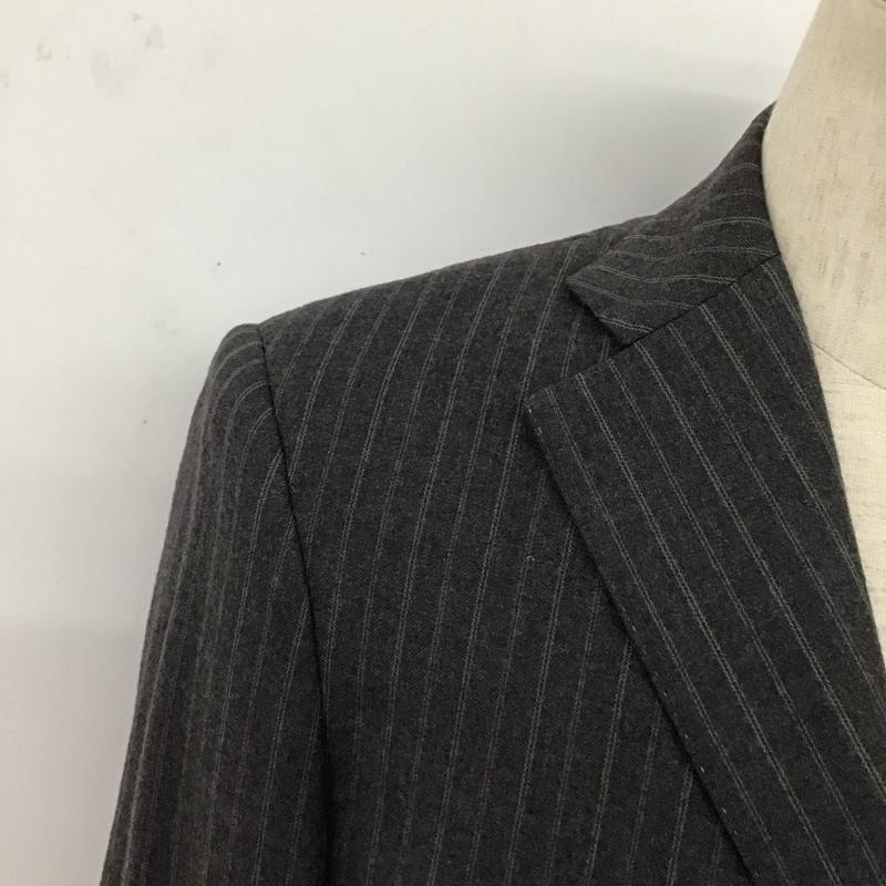 アバハウス ABAHOUSE セットアップ セットアップ 0011070017 ウール ジャケット スラックス スーツ 2 ストライプ ダークグレー / ダークグレー / メンズ USED 古着 中古 10155574