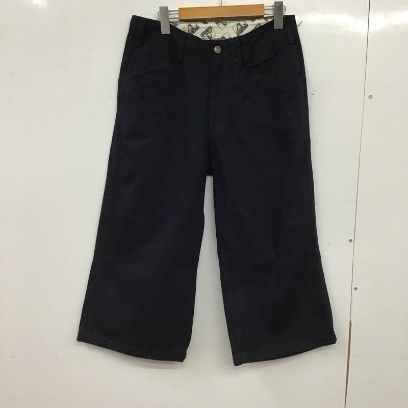 ベンデイビス BEN DAVIS パンツ ワークパンツ、ペインターパンツ 七分丈 ワイドパンツ カジュアルパンツ ワークパンツ 32インチ ロゴ、文字 紺 / ネイビー / navy メンズ USED 古着 中古 10155577