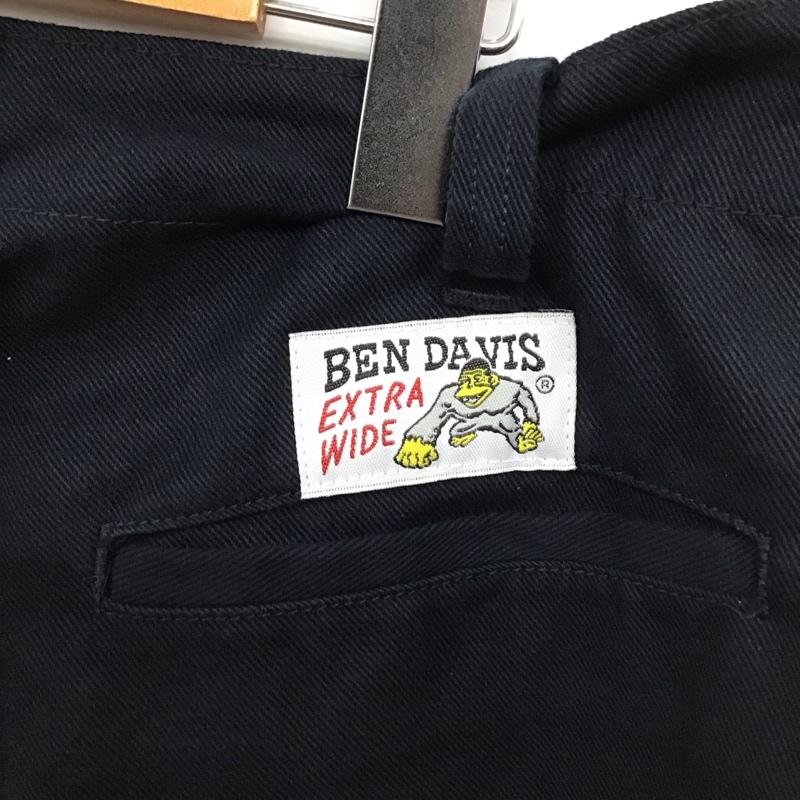ベンデイビス BEN DAVIS パンツ ワークパンツ、ペインターパンツ 七分丈 ワイドパンツ カジュアルパンツ ワークパンツ 32インチ ロゴ、文字 紺 / ネイビー / navy メンズ USED 古着 中古 10155577