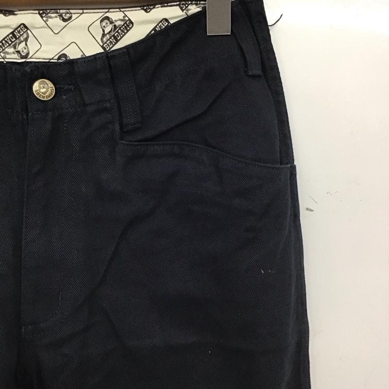 ベンデイビス BEN DAVIS パンツ ワークパンツ、ペインターパンツ 七分丈 ワイドパンツ カジュアルパンツ ワークパンツ 32インチ ロゴ、文字 紺 / ネイビー / navy メンズ USED 古着 中古 10155577