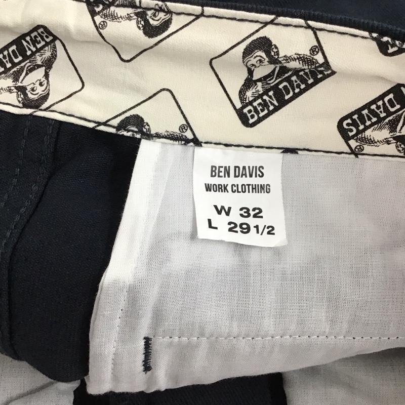 ベンデイビス BEN DAVIS パンツ ワークパンツ、ペインターパンツ 七分丈 ワイドパンツ カジュアルパンツ ワークパンツ 32インチ ロゴ、文字 紺 / ネイビー / navy メンズ USED 古着 中古 10155577