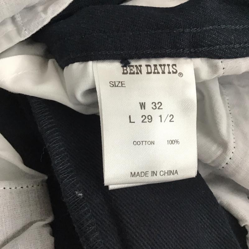ベンデイビス BEN DAVIS パンツ ワークパンツ、ペインターパンツ 七分丈 ワイドパンツ カジュアルパンツ ワークパンツ 32インチ ロゴ、文字 紺 / ネイビー / navy メンズ USED 古着 中古 10155577