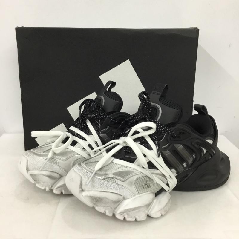 アディダス adidas スニーカー スニーカー JR0861 XLG RUNNER DELUXE 26.5cm 箱有 26.5cm ワンポイント 白 / ホワイト / white X 黒 / ブラック / black メンズ USED 古着 中古 10155579