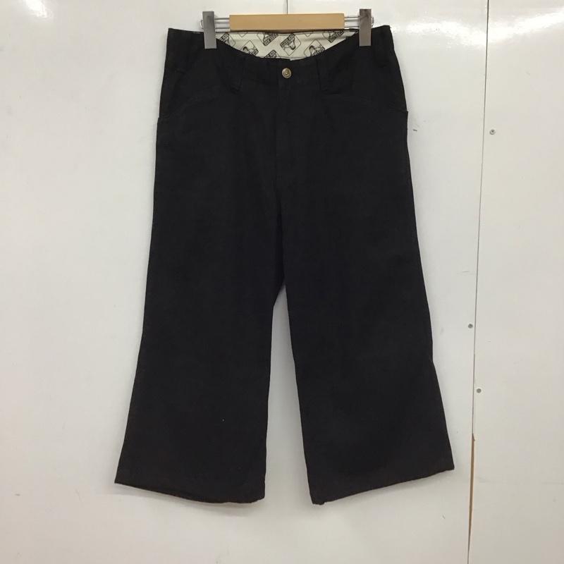 ベンデイビス BEN DAVIS パンツ ワークパンツ、ペインターパンツ 七分丈パンツ ショートパンツ ワイドパンツ 32インチ ロゴ、文字 黒 / ブラック / black メンズ USED 古着 中古 10155580