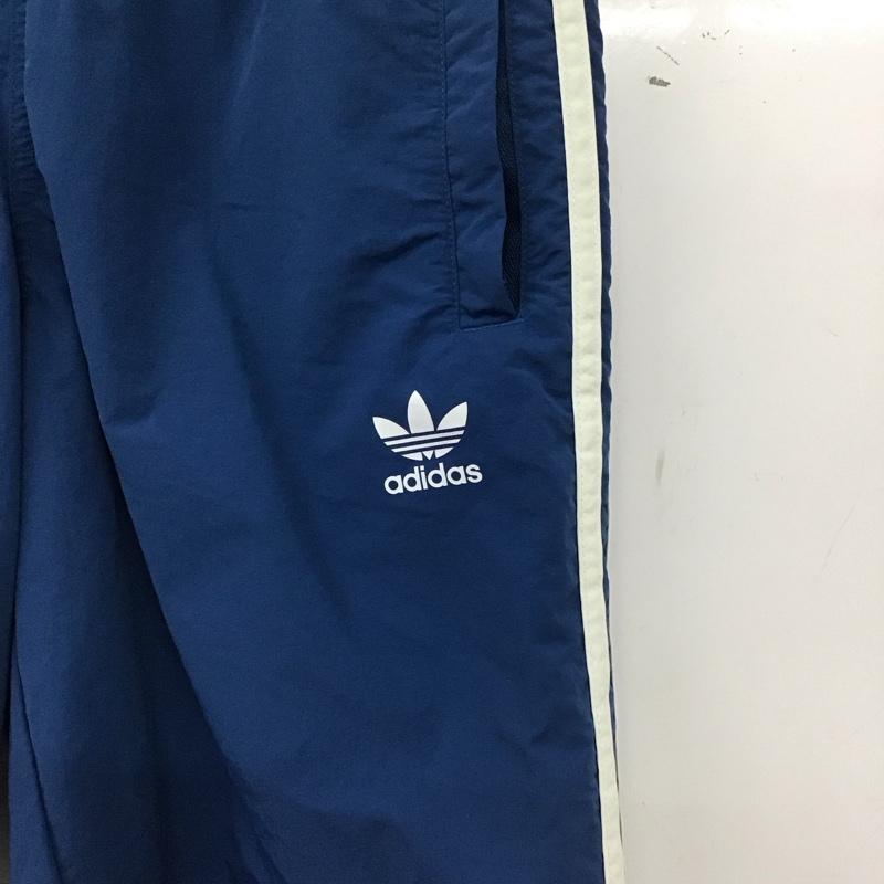 アディダス adidas パンツ ショートパンツ ショートパンツ ハーフパンツ カジュアルパンツ L ロゴ、文字 青 / ブルー / blue メンズ USED 古着 中古 10155582
