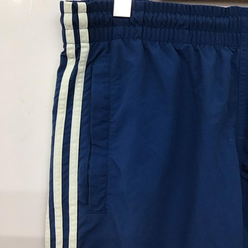 アディダス adidas パンツ ショートパンツ ショートパンツ ハーフパンツ カジュアルパンツ L ロゴ、文字 青 / ブルー / blue メンズ USED 古着 中古 10155582