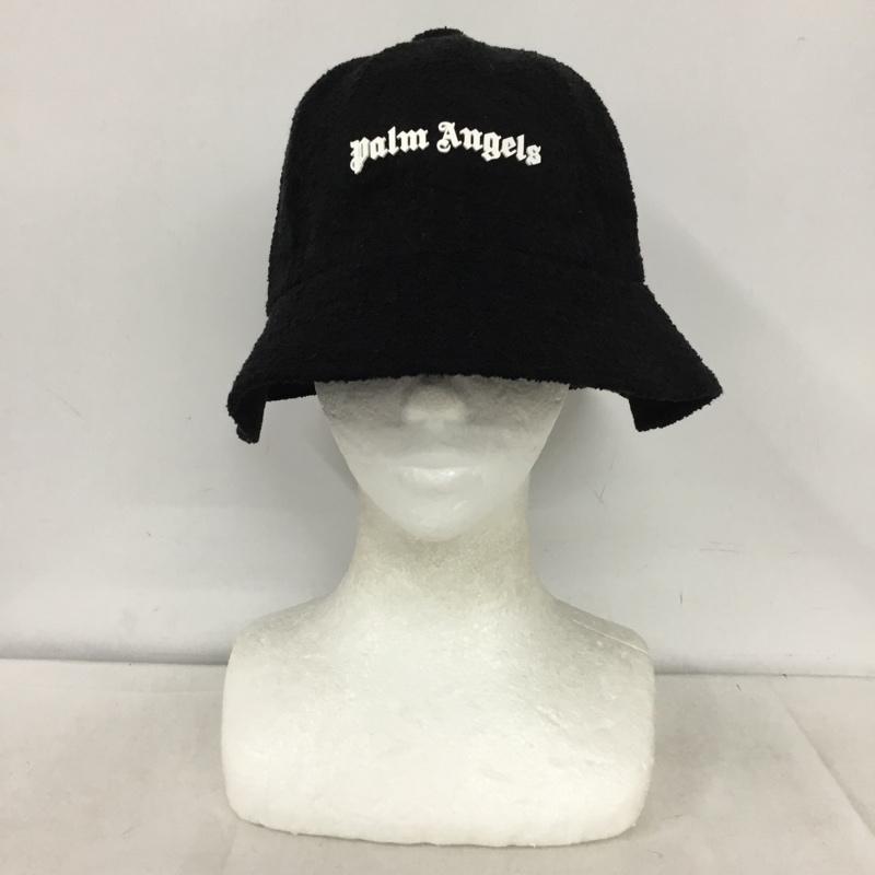 パーム・エンジェルス Palm Angels 帽子 ハット PMLA032F22FAB001 バケットハット ロゴ、文字 黒 / ブラック / black メンズ USED 古着 中古 10155583