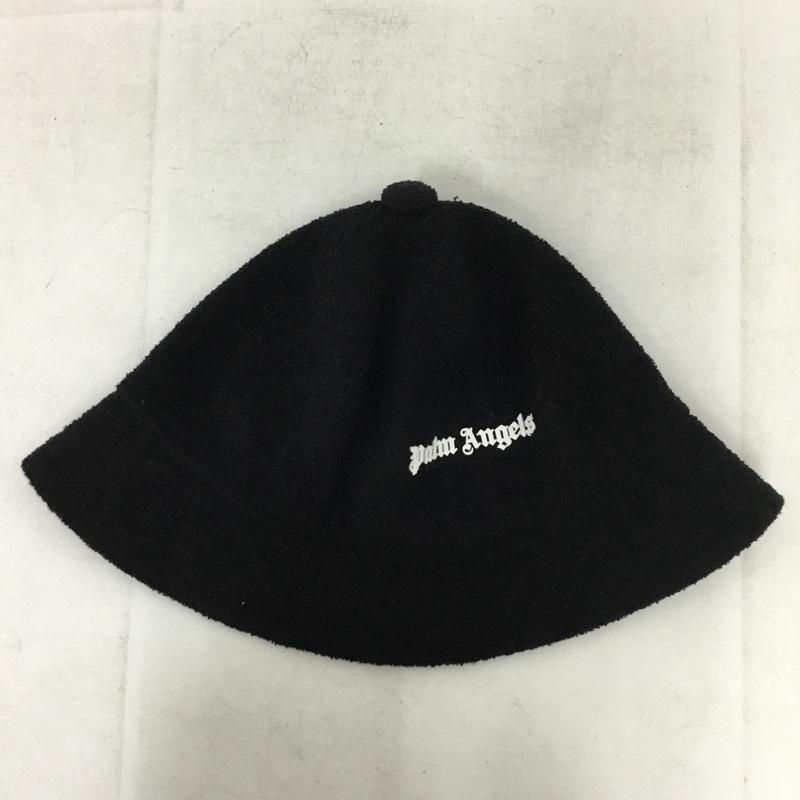 パーム・エンジェルス Palm Angels 帽子 ハット PMLA032F22FAB001 バケットハット ロゴ、文字 黒 / ブラック / black メンズ USED 古着 中古 10155583