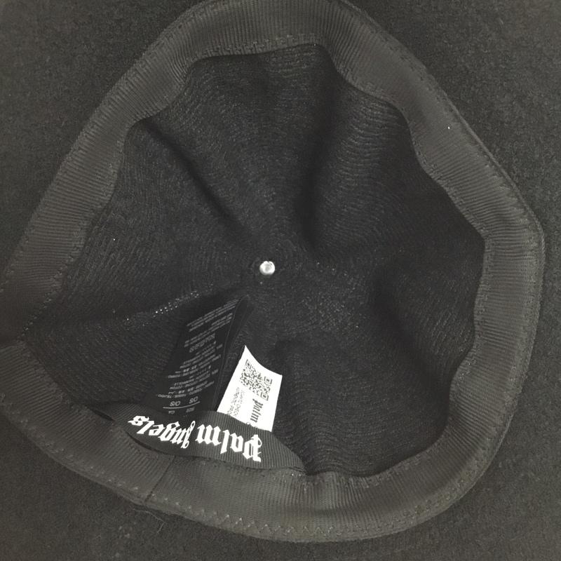 パーム・エンジェルス Palm Angels 帽子 ハット PMLA032F22FAB001 バケットハット ロゴ、文字 黒 / ブラック / black メンズ USED 古着 中古 10155583