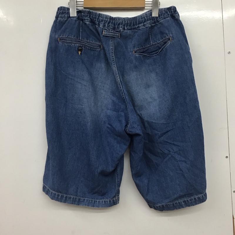 ゴールド GOLD パンツ ショートパンツ ハーフパンツ ショートパンツ カジュアルパンツ L 無地 インディゴ / インディゴ / Indigo メンズ USED 古着 中古 10155584