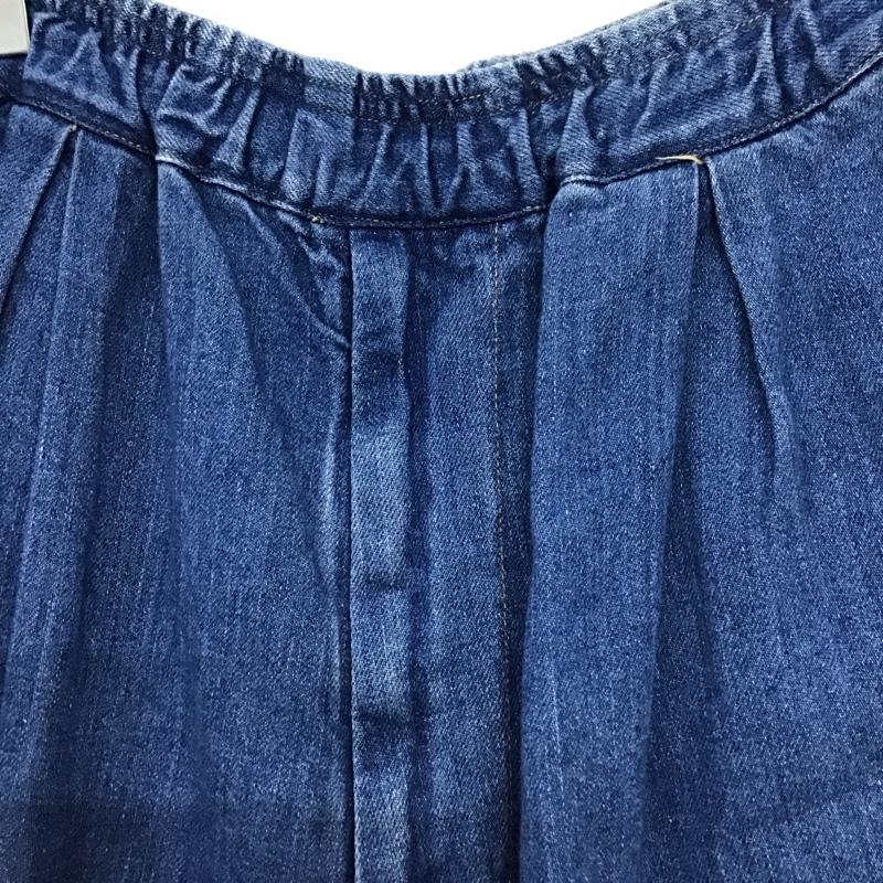 ゴールド GOLD パンツ ショートパンツ ハーフパンツ ショートパンツ カジュアルパンツ L 無地 インディゴ / インディゴ / Indigo メンズ USED 古着 中古 10155584