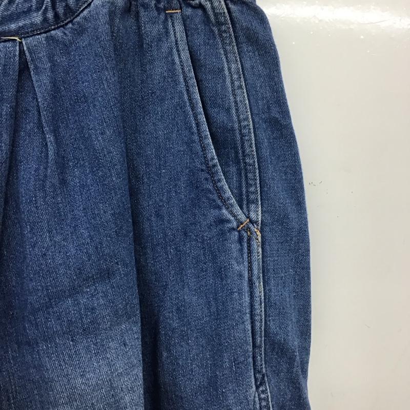 ゴールド GOLD パンツ ショートパンツ ハーフパンツ ショートパンツ カジュアルパンツ L 無地 インディゴ / インディゴ / Indigo メンズ USED 古着 中古 10155584