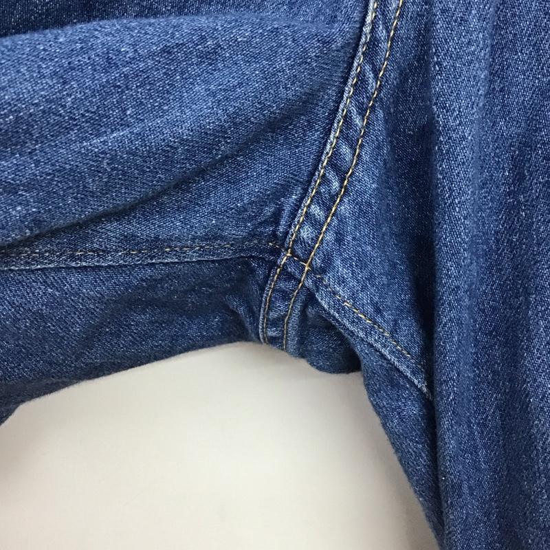 ゴールド GOLD パンツ ショートパンツ ハーフパンツ ショートパンツ カジュアルパンツ L 無地 インディゴ / インディゴ / Indigo メンズ USED 古着 中古 10155584
