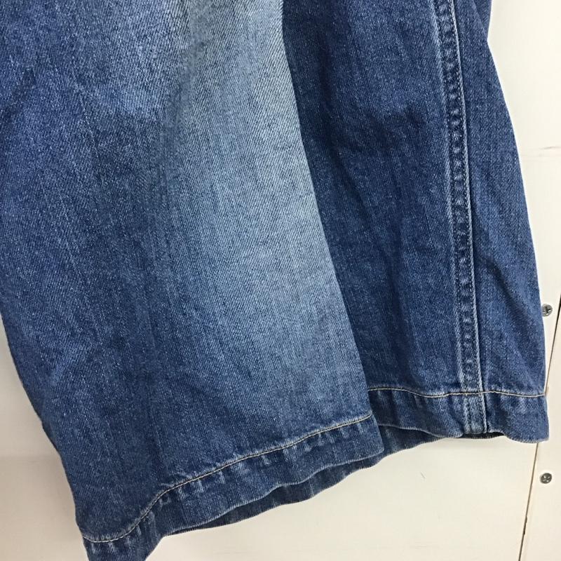 ゴールド GOLD パンツ ショートパンツ ハーフパンツ ショートパンツ カジュアルパンツ L 無地 インディゴ / インディゴ / Indigo メンズ USED 古着 中古 10155584