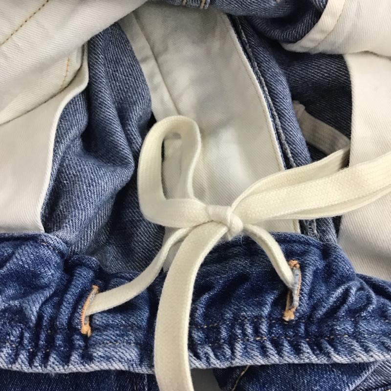 ゴールド GOLD パンツ ショートパンツ ハーフパンツ ショートパンツ カジュアルパンツ L 無地 インディゴ / インディゴ / Indigo メンズ USED 古着 中古 10155584