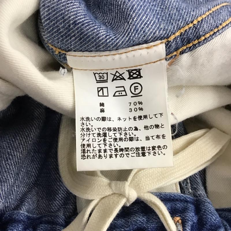 ゴールド GOLD パンツ ショートパンツ ハーフパンツ ショートパンツ カジュアルパンツ L 無地 インディゴ / インディゴ / Indigo メンズ USED 古着 中古 10155584