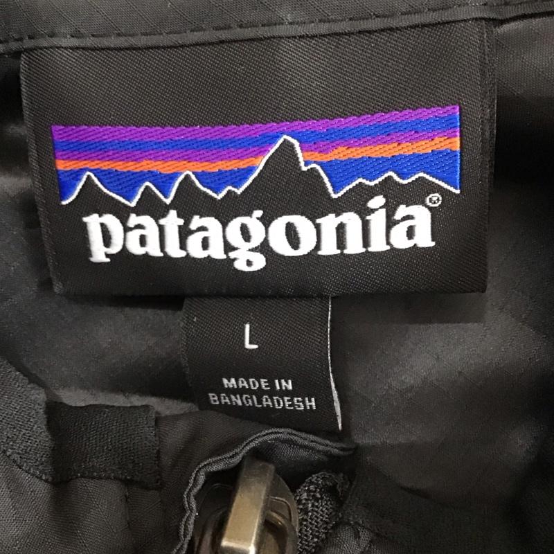 パタゴニア patagonia ジャケット、上着 ジャンパー、ブルゾン 20495sp26 ジップアップジャケット アウター L ロゴ、文字 黒 / ブラック / black メンズ USED 古着 中古 10155585