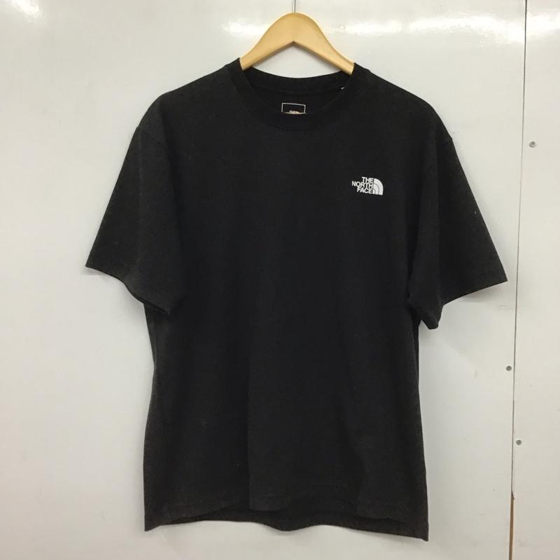 ザノースフェイス THE NORTH FACE Tシャツ 半袖 nt32237 ショートスリーブヌプシティー プリントTシャツ L ロゴ、文字 黒 / ブラック / black メンズ USED 古着 中古 10155590