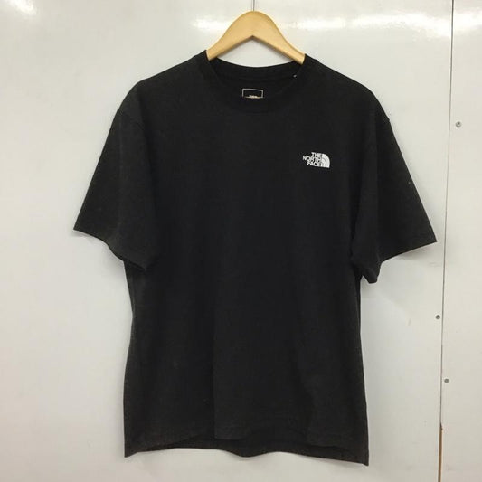 ザノースフェイス THE NORTH FACE Tシャツ 半袖 nt32237 ショートスリーブヌプシティー プリントTシャツ L ロゴ、文字 黒 / ブラック / black メンズ USED 古着 中古 10155590