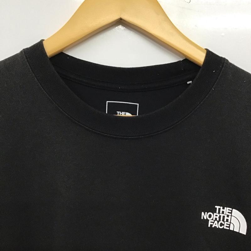 ザノースフェイス THE NORTH FACE Tシャツ 半袖 nt32237 ショートスリーブヌプシティー プリントTシャツ L ロゴ、文字 黒 / ブラック / black メンズ USED 古着 中古 10155590