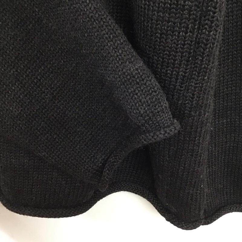 ジェイクルー J.CREW ニット、セーター 長袖 長袖ニットカットソー スタンドネック セーター M 無地 ダークグレー / ダークグレー / メンズ USED 古着 中古 10155592