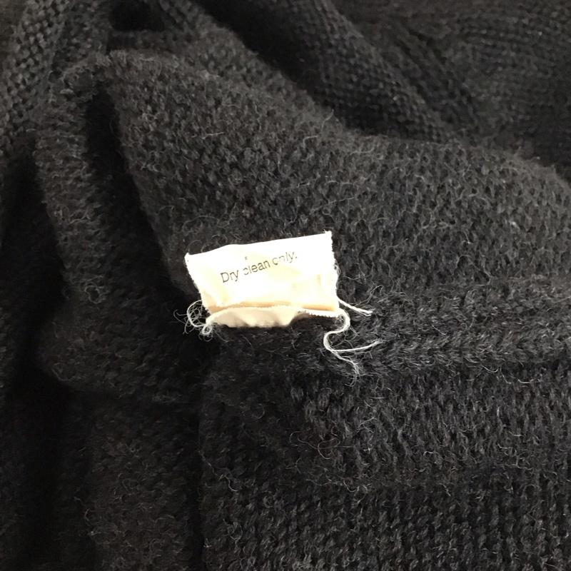 ジェイクルー J.CREW ニット、セーター 長袖 長袖ニットカットソー スタンドネック セーター M 無地 ダークグレー / ダークグレー / メンズ USED 古着 中古 10155592