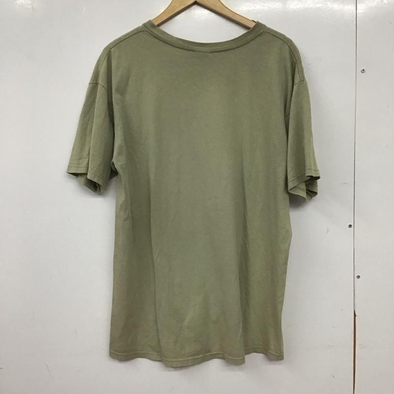 古着 USED Tシャツ 半袖 半袖カットソー プリントTシャツ クルーネックカットソー バンドTシャツ L プリント カーキ / カーキ / khaki メンズ USED 古着 中古 10155593