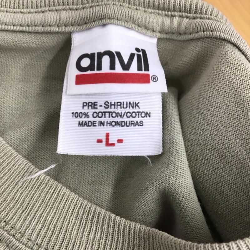 古着 USED Tシャツ 半袖 半袖カットソー プリントTシャツ クルーネックカットソー バンドTシャツ L プリント カーキ / カーキ / khaki メンズ USED 古着 中古 10155593