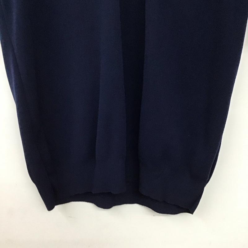 古着 USED ポロシャツ 半袖 半袖ポロシャツ カラーシャツ 半袖カットソー M 無地 紺 / ネイビー / navy メンズ USED 古着 中古 10155596