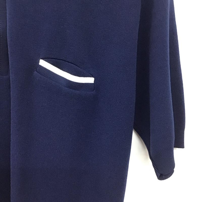 古着 USED ポロシャツ 半袖 半袖ポロシャツ カラーシャツ 半袖カットソー M 無地 紺 / ネイビー / navy メンズ USED 古着 中古 10155596