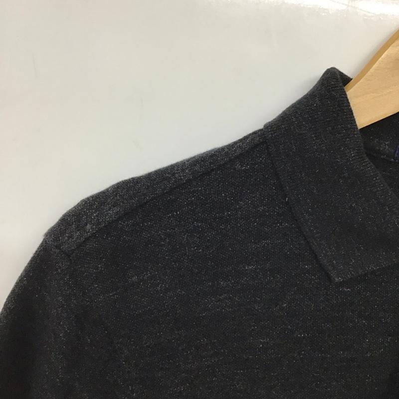ポロラルフローレン POLO RALPH LAUREN ポロシャツ 半袖 半袖ポロシャツ カラーシャツ 半袖カットソー S ロゴ、文字 ダークグレー / ダークグレー / メンズ USED 古着 中古 10155599