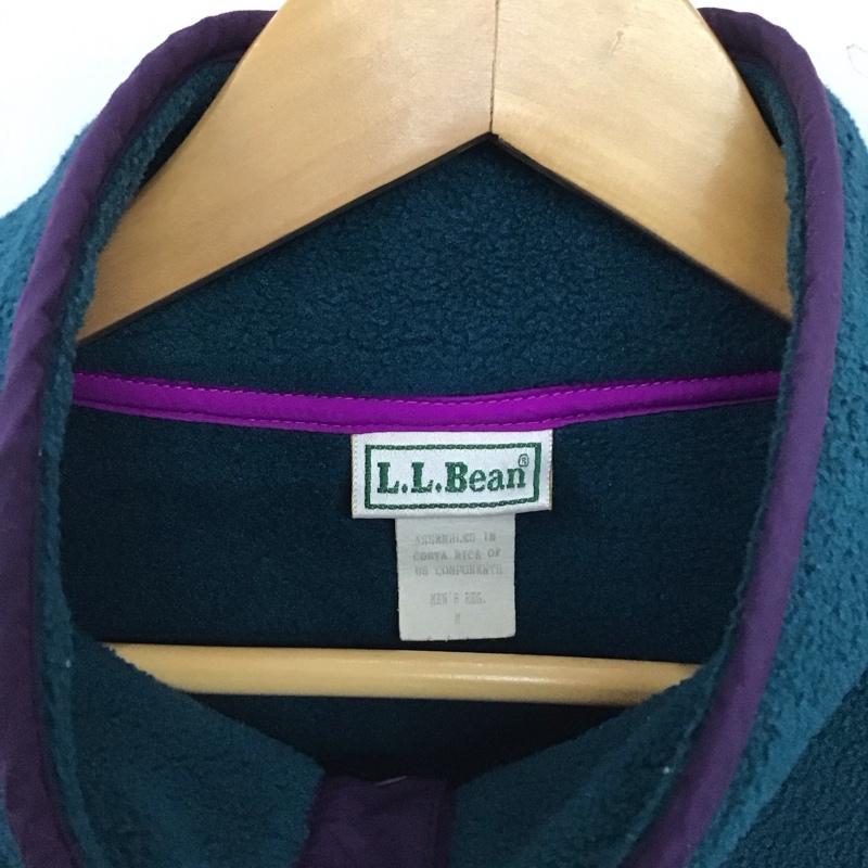 エルエルビーン L.L.Bean ジャケット、上着 ジャンパー、ブルゾン プルオーバージャケット スタンドネック M ロゴ、文字 緑 / グリーン / green メンズ USED 古着 中古 10155601
