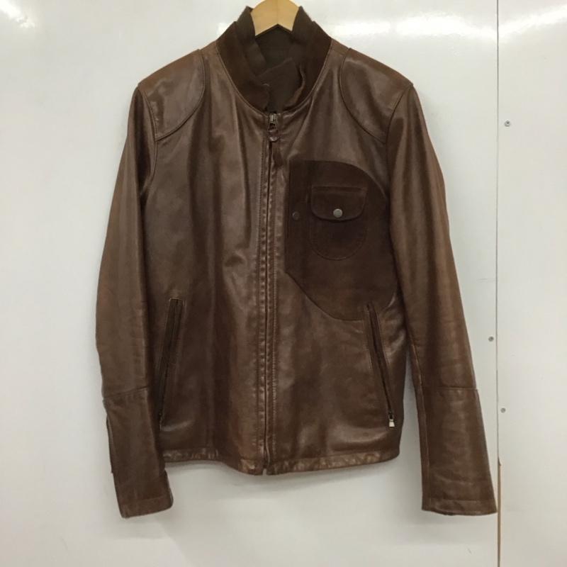 シーピーカンパニー C.P. COMPANY ジャケット、上着 ジャンパー、ブルゾン ジップアップジャケット アウター 古着 48 無地 茶 / ブラウン / brown メンズ USED 古着 中古 10155602