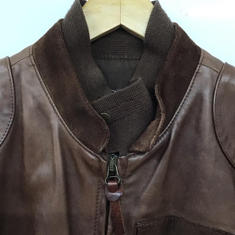 シーピーカンパニー C.P. COMPANY ジャケット、上着 ジャンパー、ブルゾン ジップアップジャケット アウター 古着 48 無地 茶 / ブラウン / brown メンズ USED 古着 中古 10155602